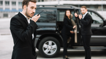 side-view-security-men-working